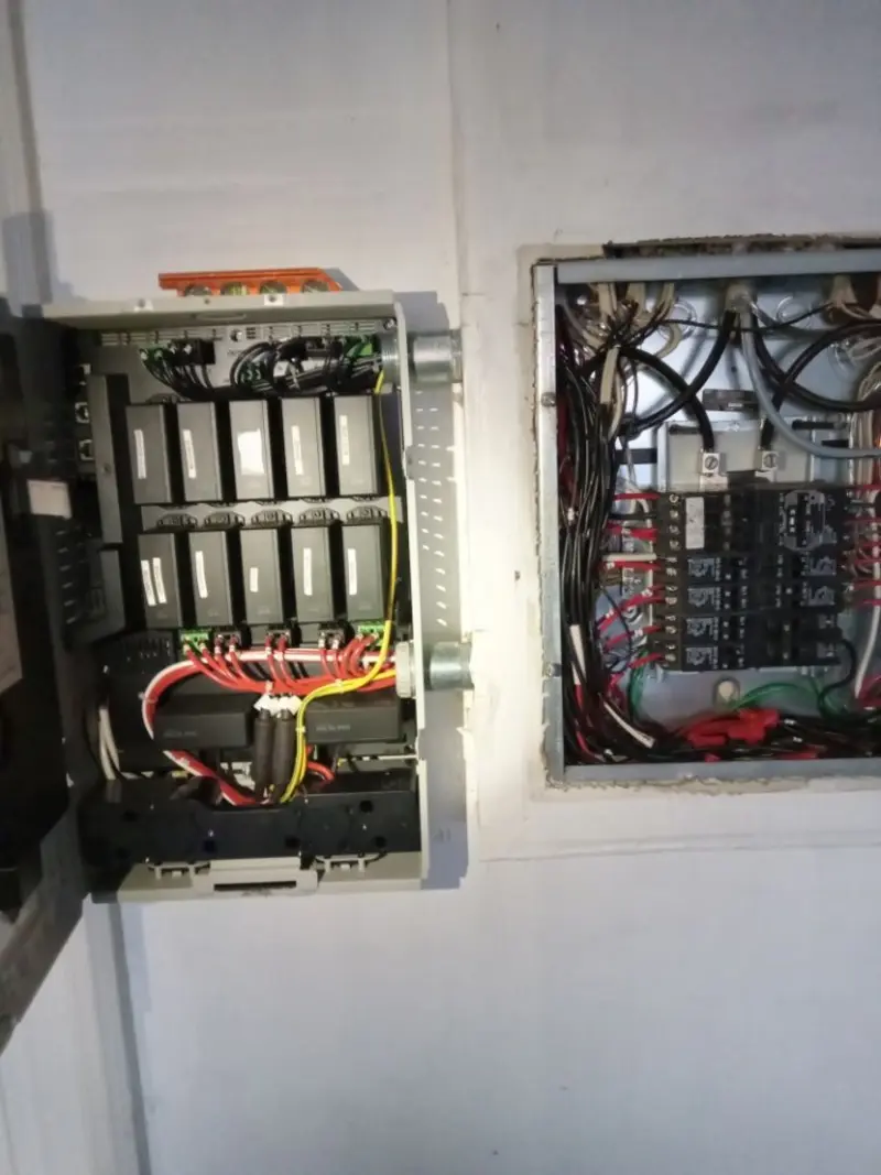 Electrical panel upgrade completed for Security Camera Wiring in Sonora